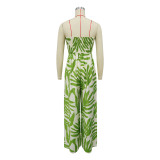 Women Printed Off Shoulder Jumpsuit