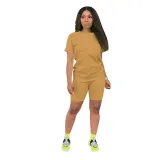 Solid color sports Casual two-piece Shorts Set