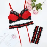 Women Bikini Lace Bra Sexy LingerieSet