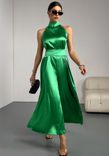 Women Formal Party Wide-leg Jumpsuit