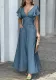 Women summer Solid Casual Jumpsuit