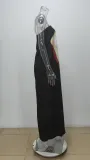 Women Spring sleeveless strapless sexy backless print dress