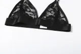 Women Summer V Neck Sexy Mesh See-Through Top and Shorts Sexy Lingerie Two Piece Set