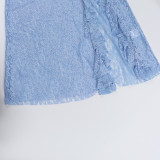 Women Holidays Lace See-Through Sexy Strap Dress