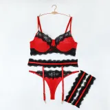 Women Bikini Lace Bra Sexy LingerieSet