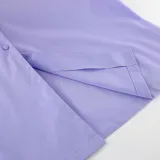 Women Summer Sexy Purple Elegant Sleeveless Halter Neck Dress