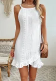 Sleeveless Solid Color Fashion Casual Dress