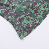 Women Summer Printed Sexy Strapless Basic Waist Top