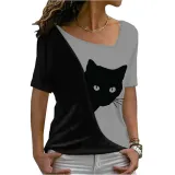 women print short sleeve T-shirt