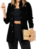 Women Casual Fall/Winter Long Sleeve Denim Jacket