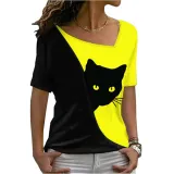 women print short sleeve T-shirt