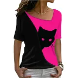 women print short sleeve T-shirt