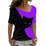 women print short sleeve T-shirt