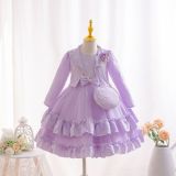 Girls' Puff Tulle Children's Dress Princess Dress Kids Dress