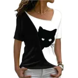 women print short sleeve T-shirt