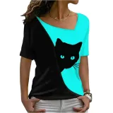 women print short sleeve T-shirt