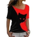 women print short sleeve T-shirt