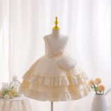 Girls' Puff Tulle Children's Dress Princess Dress Kids Dress