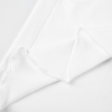 Summer sexy women Holidays metal Patchwork hollow Halter Neck slim short dress