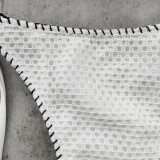 Sexy Lace-Up Knitting Two Pieces bikini Pants Three-Piece women swimsuit