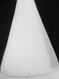 Women's Fashion Elegance Women's Round Neck Sleeveless Pleated Patchwork Plus Size Dress