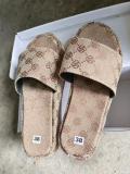 Women Plum Blossom Embroidery Platform Casual Slippers