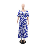 Women Holidays Casual Printed Dress