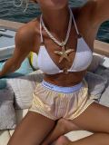 Women swimsuit solid bikini Two Pieces swimsuit
