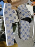 Women Plum Blossom Embroidery Platform Casual Slippers