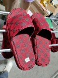 Women Plum Blossom Embroidery Platform Casual Slippers