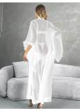 Women cuffs sexy see-through sexy mesh nightgown