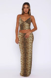 Women Spring Sexy Suspender Crop Top and Bodycon Skirt Two-Piece Set