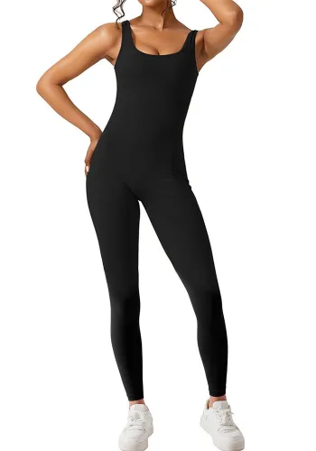 Comfortable sports Tight Fitting clothes sexy Low Back high waist Butt Lift yoga jumpsuit
