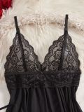 Summer sexy strap pajamas lingerie women  home clothes two piece set