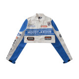 Men's detachable embroidered jacket