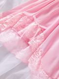 Summer sexy strap pajamas lingerie women  home clothes two piece set