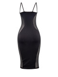 Women Sexy See-Through Bodycon Dress