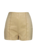 Women Elegant Zipper Shorts