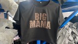 Women letter print round neck t-shirt top