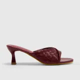 Fashionable and Elegant Ladies Open Toe High Heel Slippers