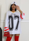Fashion Street Print Loose Casual Dress