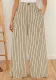 Women's Stripes Loose Casual Trousers Slim Waist Wide-Leg Pants