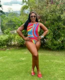 Women bikini sexy one-piece swimsuit Two Piece Set