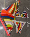 Women bikini one-piece swimsuit Two Piece Set
