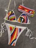 Women bikini one-piece swimsuit Two Piece Set