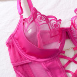 Women Underwear Hollow See-Through Mesh Bodysuit Sexy Lingerie