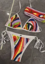 Women bikini one-piece swimsuit Two Piece Set