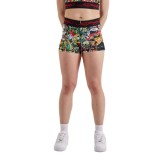 Women Printed Yoga Tank Shorts Two Piece Set
