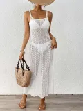Women Patchwork Beach Hollow Sexy Dress