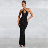 Beaded Strap Bodycon Sexy Slim Dress for Women